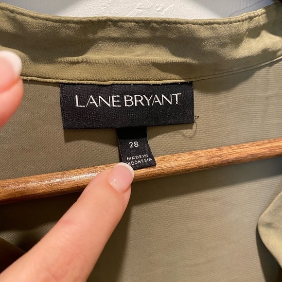 Lane Bryant - Green Lightweight Tunic Tank - Picture 10 of 14